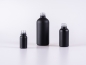 Preview: glasflasche-schwarz-matt-din18-pipettenflasche