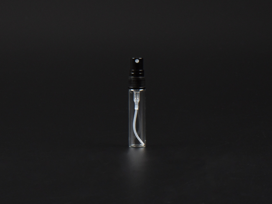 Zerstäuberflasche, schwarz, 5ml