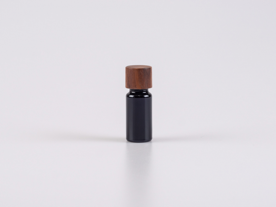 MIRON Violettglasflasche 10ml, mit Tropfmontur Walnut