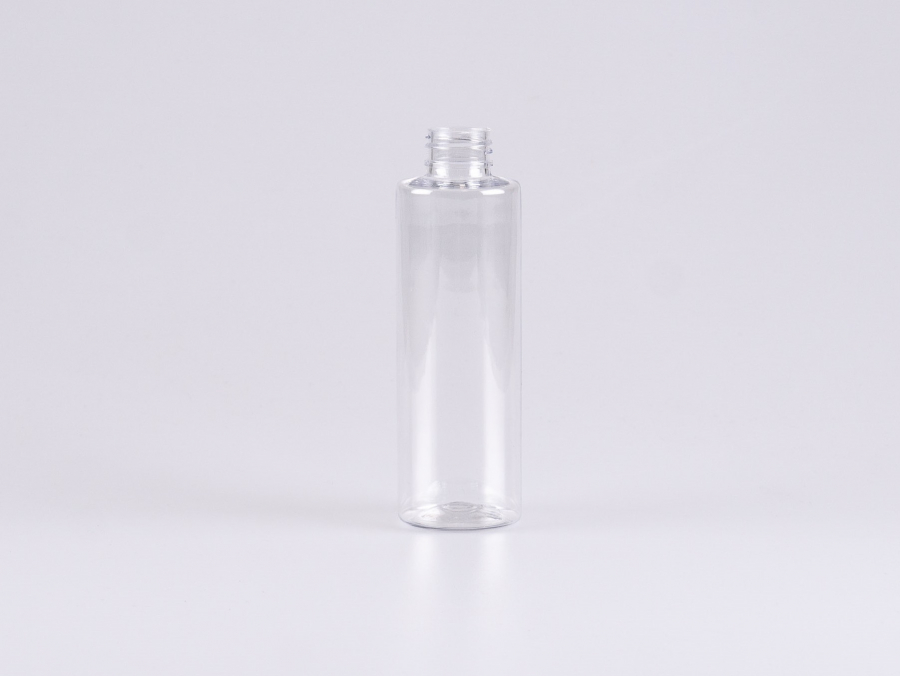 Flasche "Sharp" 150ml, PET glasklar, 24/410, ohne Montur