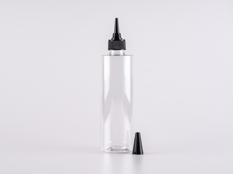PET Flasche "Sharp" 250ml, mit Spritzdispenser