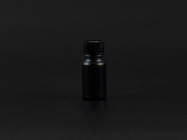 Schwarzglasflasche 10ml, mit Pinselmontur