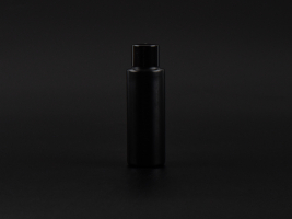 Flasche "Tara" 100ml, matt-schwarz, mit Schraubverschluss schwarz