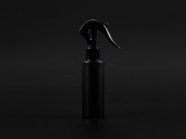 Flasche "Tara" 100ml, matt-schwarz, mit Triggerpumpe