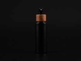 Flasche "Tara" 100ml, matt-schwarz, mit Zerstäuber Walnut