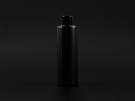 Flasche "Tara" 250ml, matt-schwarz, mit Schraubverschluss schwarz